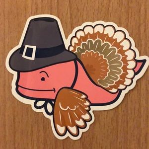 Vineyard Vines Thanksgiving Whale Sticker - Sale!